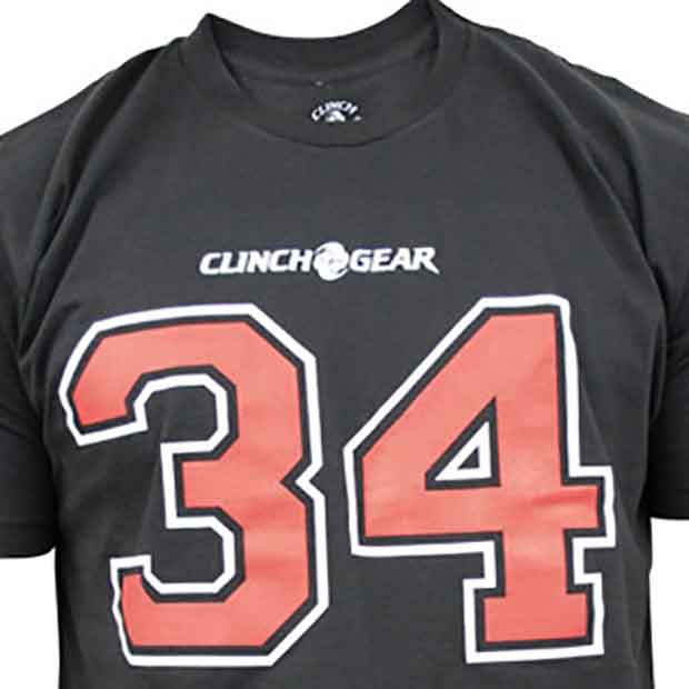 Clinch Gear／クリンチギア　Tシャツ　　ハーシェル・ウォーカーStrikeforce St. Louis 着用モデル予定だったモデル（黒）