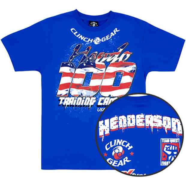 Clinch Gear／クリンチギア　Tシャツ　　ダン・ヘンダーソン UFC100トレーニングキャンプ