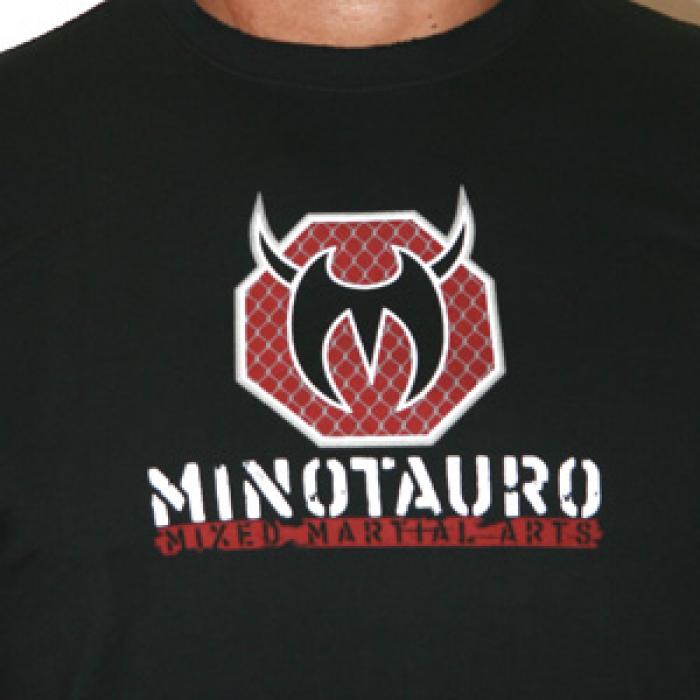 総合格闘技MMAブランド／その他　Tシャツ　　MINOTAURO CLOTHING／ミノタウロ・クローシング　オクタゴンMMA ヴィンテージ・ブラック