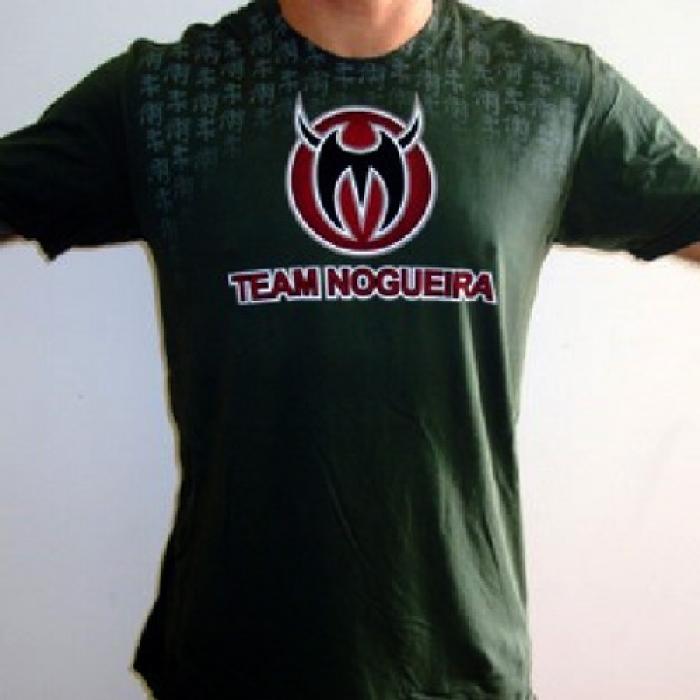総合格闘技MMAブランド／その他　Tシャツ　　MINOTAURO CLOTHING／ミノタウロ・クローシング　チーム・ノゲイラ ヴィンテージ・モスグリーン