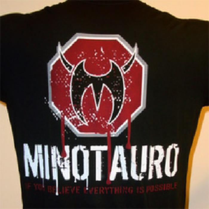 総合格闘技MMAブランド／その他　Tシャツ　　MINOTAURO CLOTHING／ミノタウロ・クローシング　ミノタウロ Possible ヴィンテージ・ブラック