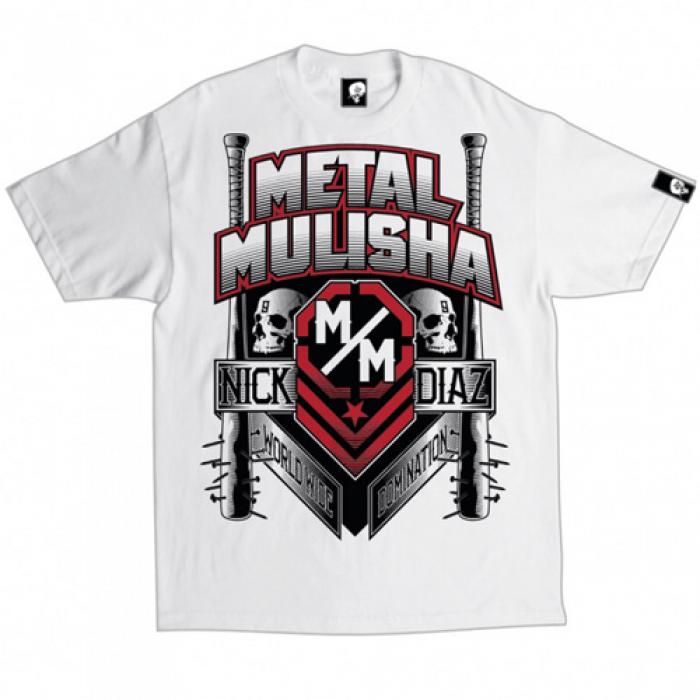 METAL MULISHA／メタルマリーシャ　Tシャツ　　ニック・ディアスUFC137着用モデル（白）
