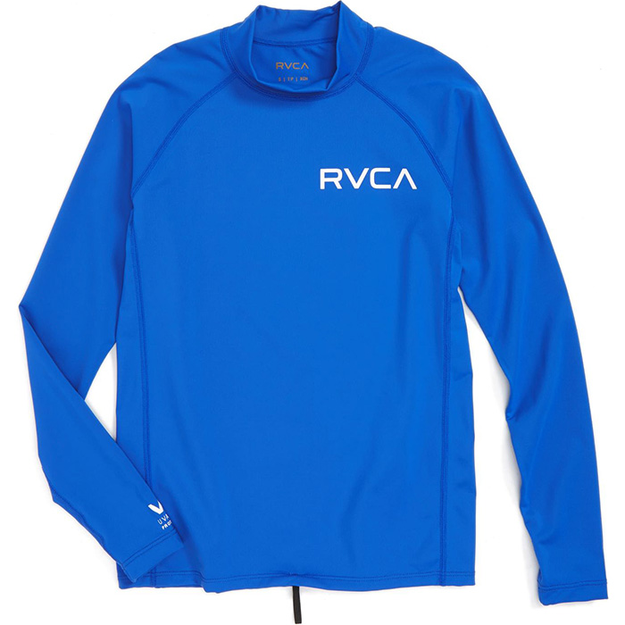 RVCA／ルーカ（ルカ）　ラッシュガード　　SOLID（ロイヤルブルー）ロング