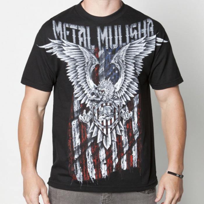 METAL MULISHA／メタルマリーシャ　Tシャツ　　パトリオット（黒）