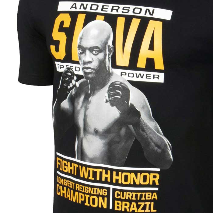 総合格闘技MMAブランド／その他　Tシャツ　　NIKE／ナイキ　アンデウソン・シウバ UFC168 コレクション Fight With Honor Silva Graphic（黒）