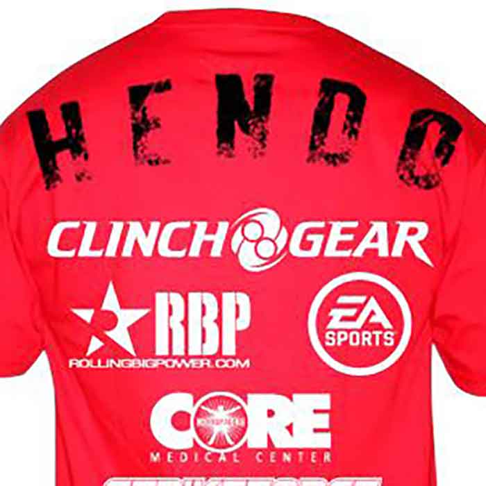 Clinch Gear／クリンチギア　Tシャツ　　ダン・ヘンダーソン Strikeforce Nashville着用モデル