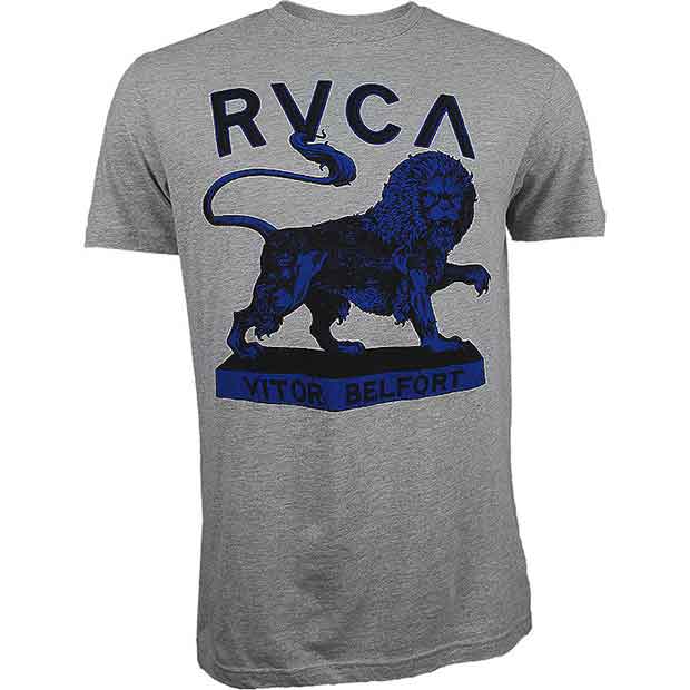 RVCA／ルーカ（ルカ）　Tシャツ　　ビクトー・ベウフォート ライオン（グレー）