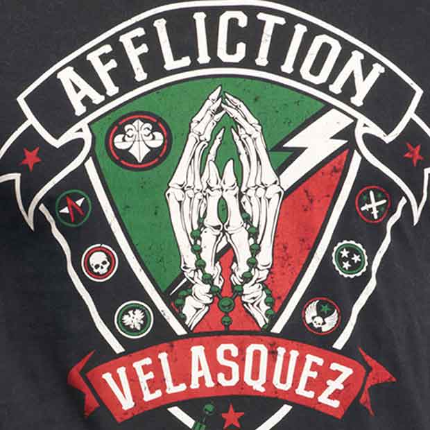 Affliction／アフリクション　Tシャツ　　ケイン・ヴェラスケス DEVOTION（UFC160着用モデル 黒）