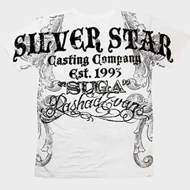 SILVER STAR／シルバースター　Tシャツ　　ラシャド・エヴァンス UFC92入場モデル