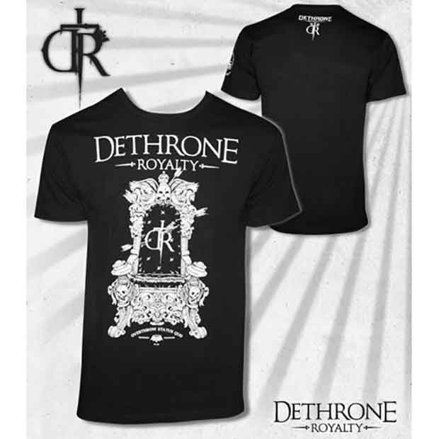 DETHRONE ROYALTY／デスローン・ロイヤルティ　Tシャツ　　Throne