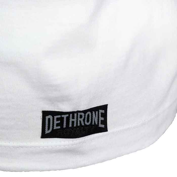 DETHRONE ROYALTY／デスローン・ロイヤルティ　Tシャツ　　フライングD（白）