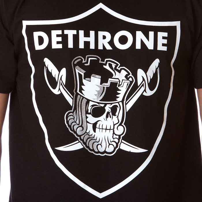 DETHRONE ROYALTY／デスローン・ロイヤルティ　Tシャツ　　DETHRONE NATION