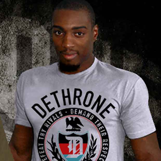 DETHRONE ROYALTY／デスローン・ロイヤルティ　Tシャツ　　フィル・デイヴィス UFC123着用