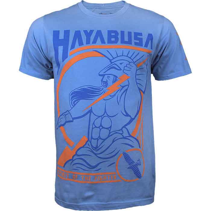 Hayabusa Fightwear／ハヤブサ・ファイトウェア　Tシャツ　　OLYMPUS／オリンパス（ライトブルー）