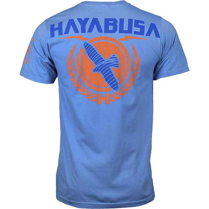 Hayabusa Fightwear／ハヤブサ・ファイトウェア　Tシャツ　　OLYMPUS／オリンパス（ライトブルー）