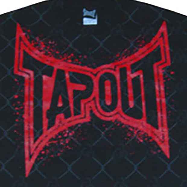 TAPOUT／タップアウト　Tシャツ　　Full Caged Black／RED