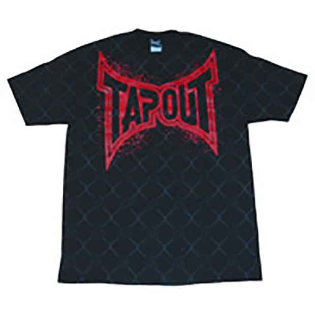TAPOUT／タップアウト　Tシャツ　　Full Caged Black／RED
