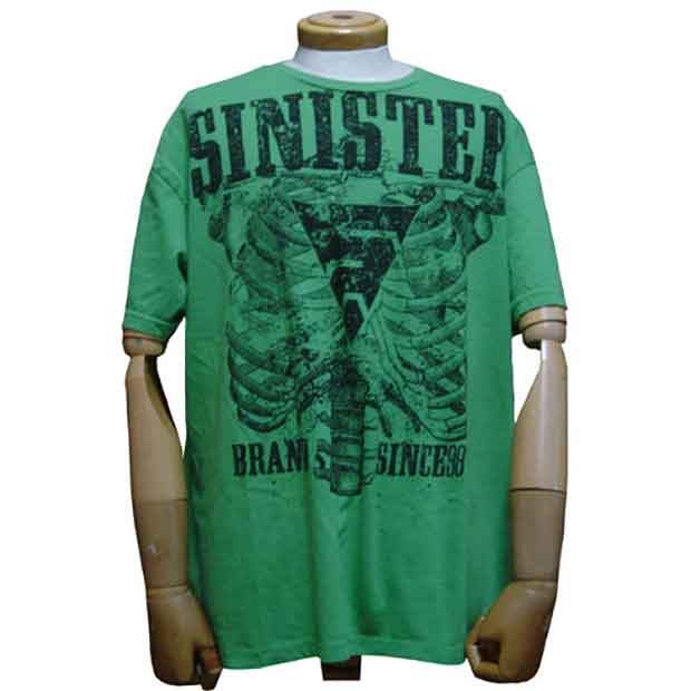 Sinister Brand／シニスターブランド　Tシャツ　　Sinister Rib Cage Tee
