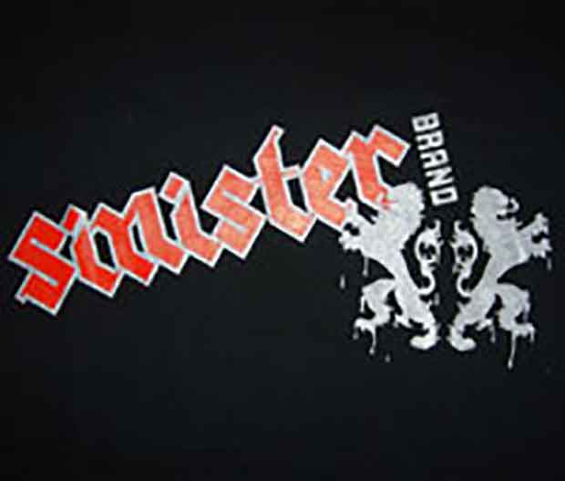 Sinister Brand／シニスターブランド　Tシャツ　　Sinister Crest Tee