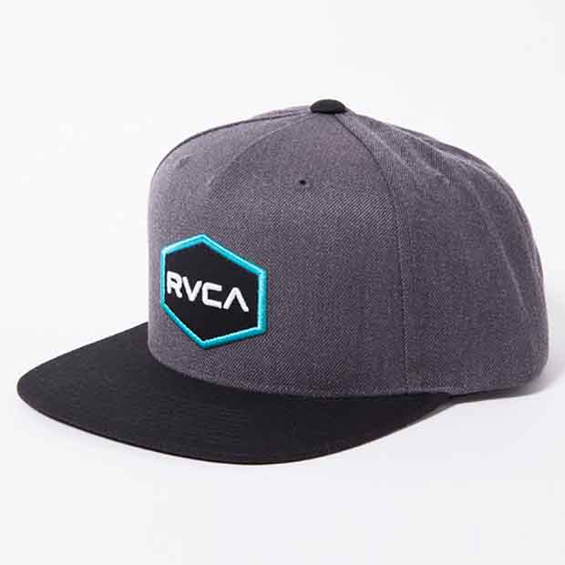 RVCA／ルーカ（ルカ） キャップ COMMONWEALTH SNAPBACK II（チャコールグレー）