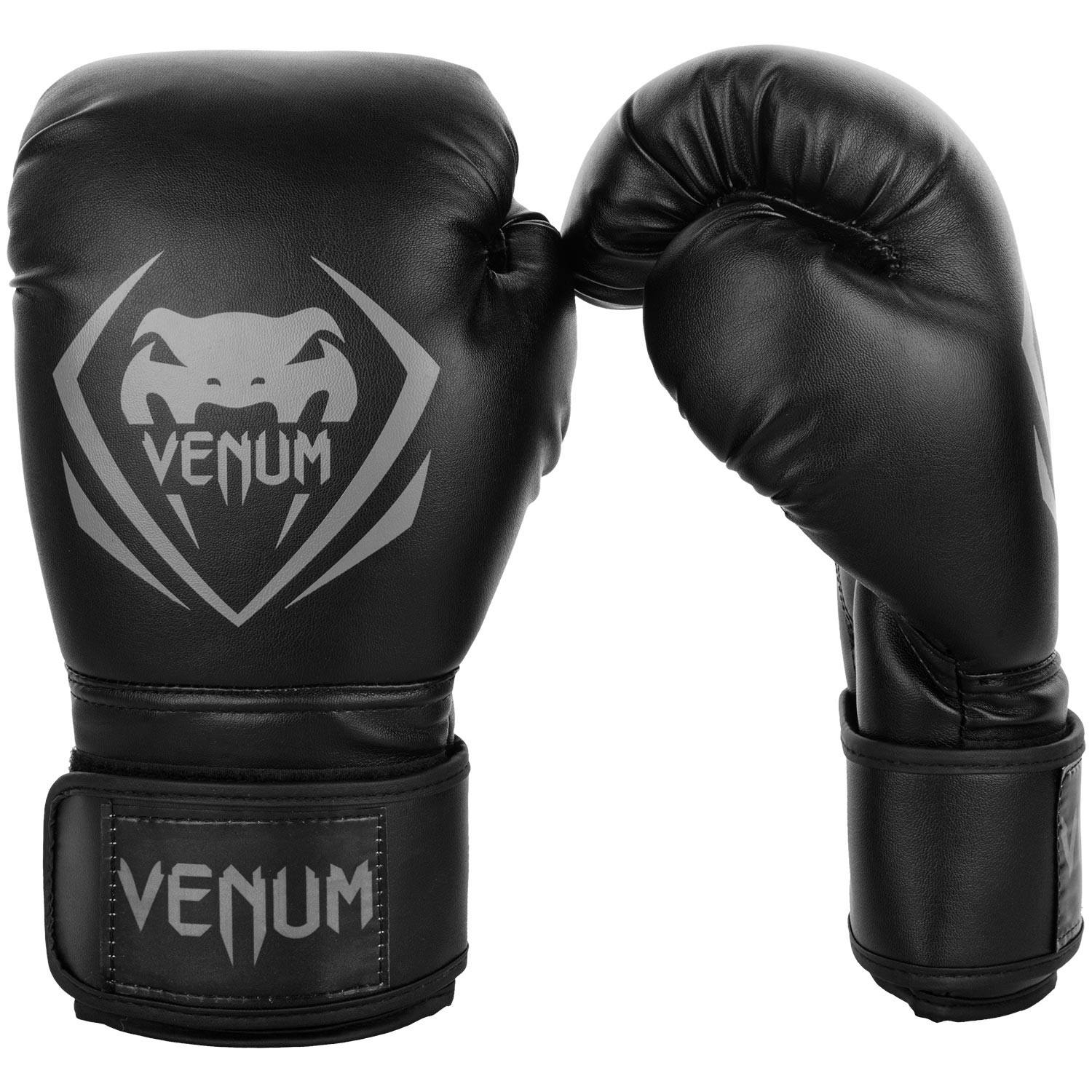 VENUM ボクシンググローブ コンテンダー（黒／グレー）