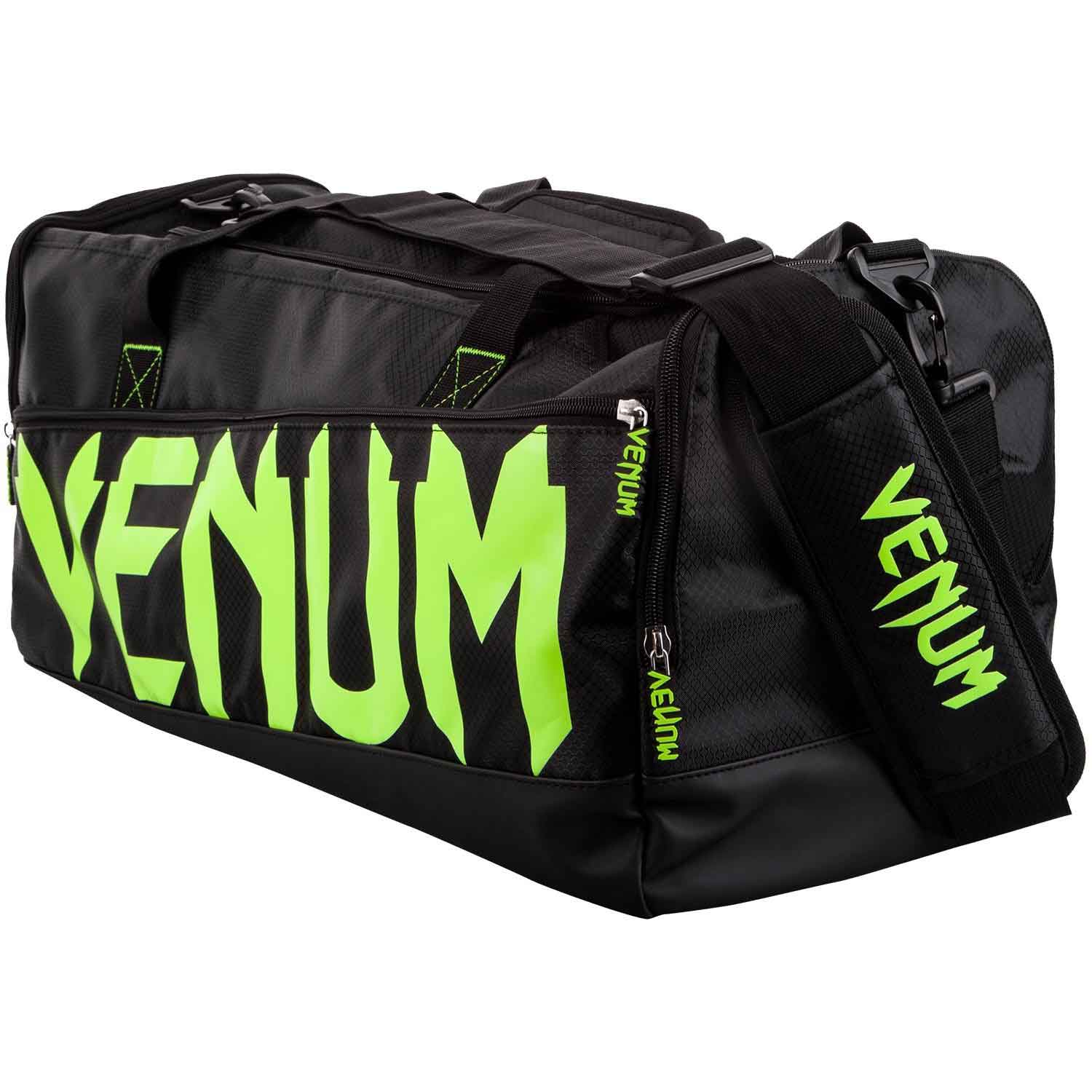 VENUM アクセサリー スパーリング スポーツバッグ（黒/ネオイエロー）