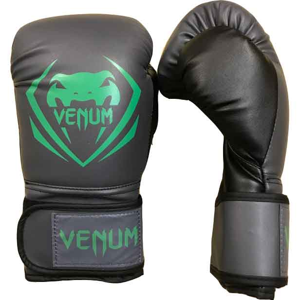 VENUM ボクシンググローブ コンテンダー(グレー/グリーン)