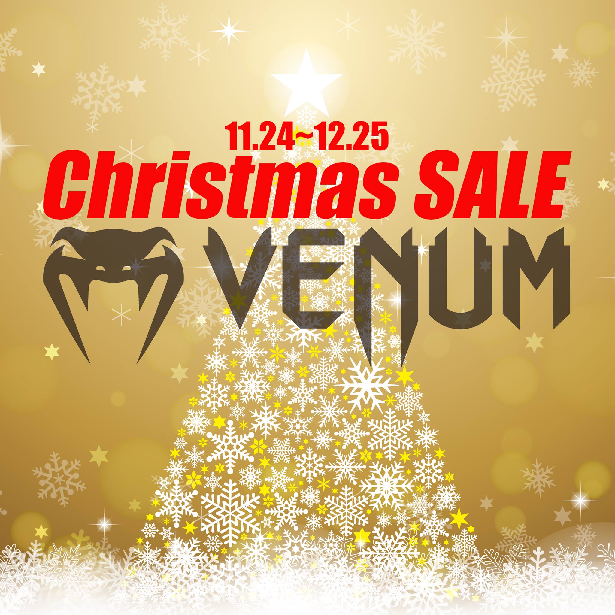 期間限定VENUM クリスマスセール2017