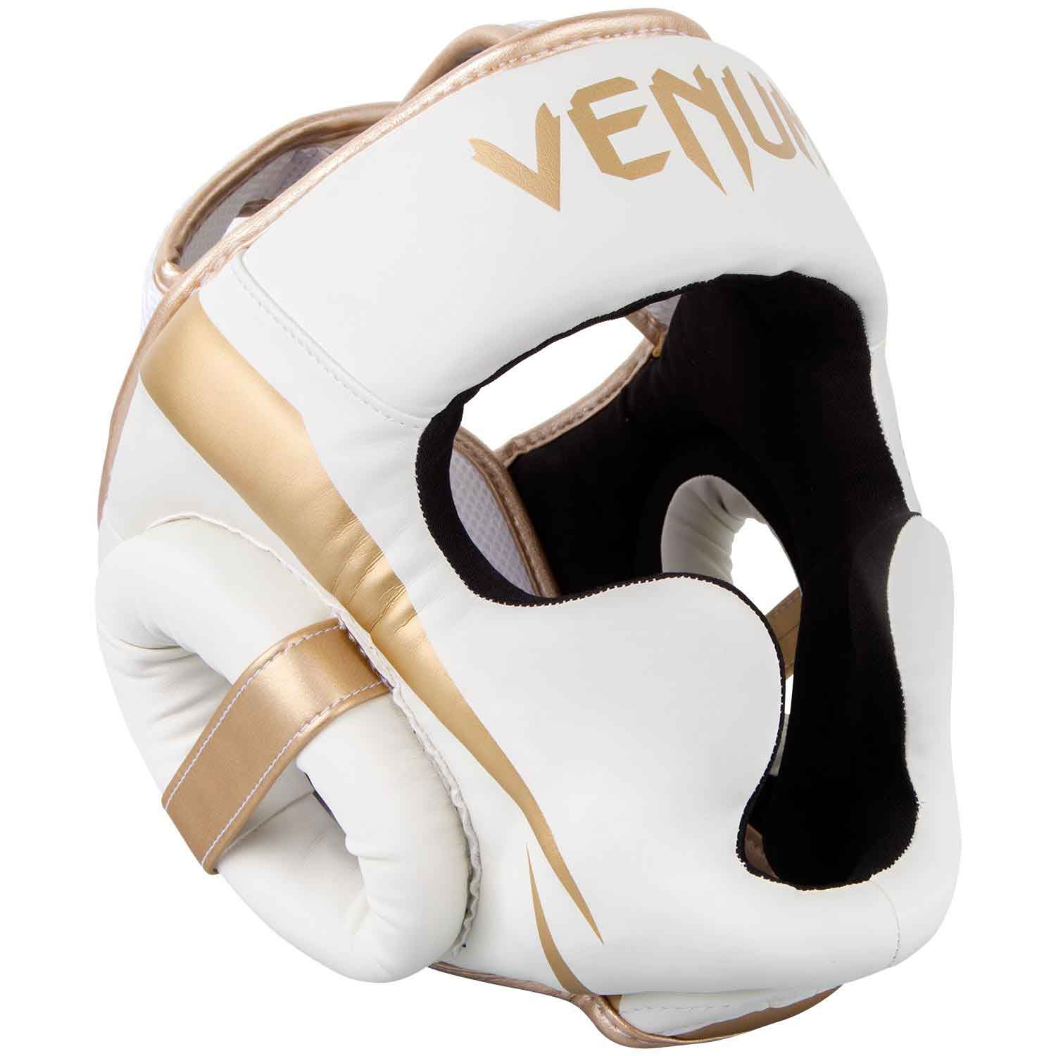 VENUM／ヴェナム ELITE HEADGEAR／エリート ヘッドギア（白／ゴールド）