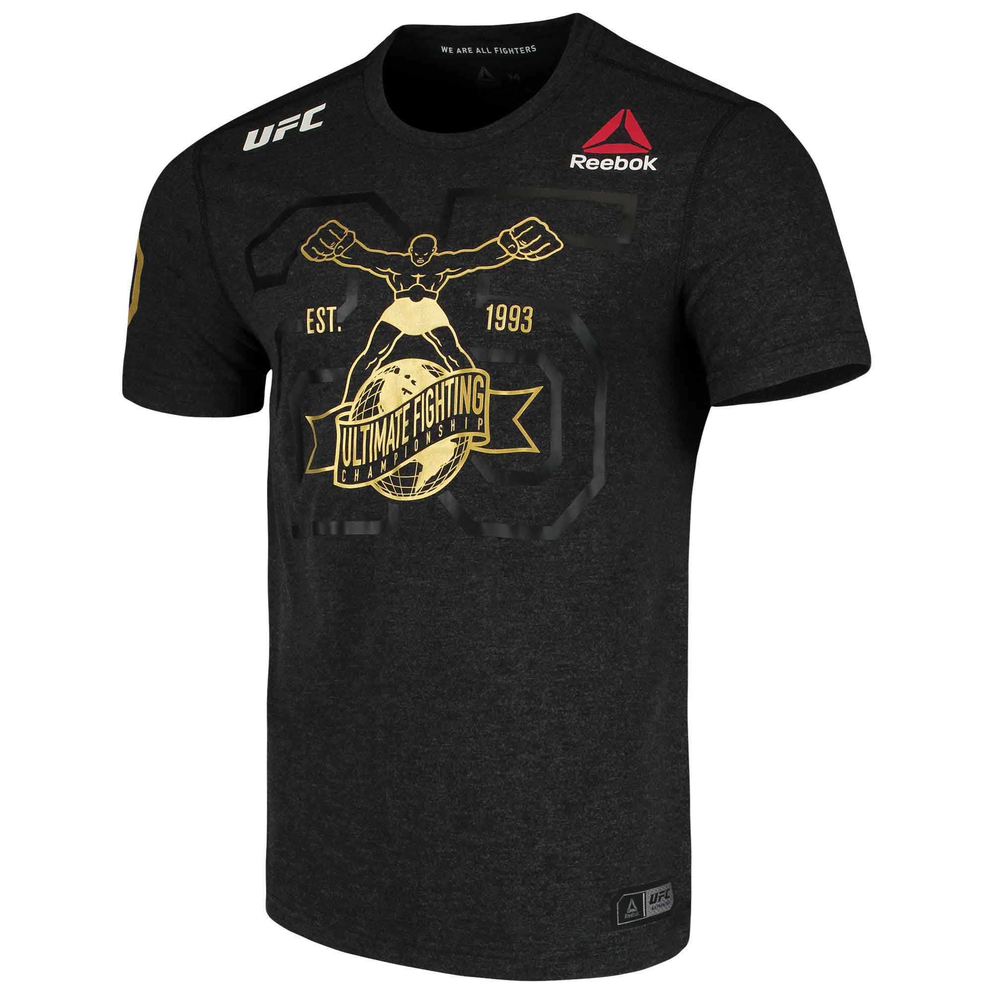 Reebok／リーボック Tシャツ UFC Fight Night Collection Globe Logo Jersey