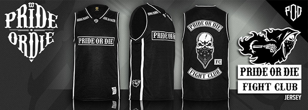 PRIDE OR DIE(PRiDEorDiE)／プライド オア ダイ jersey／ジャージ FIGHT CLUB／ファイト・クラブ