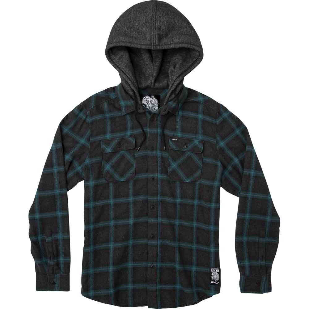 RVCA/ルーカ(ルカ) ボタンダウンシャツ CHRISTIAN FLETCHER GOOD HOMBRE FLANNEL／クリスチャン・フレッチャー