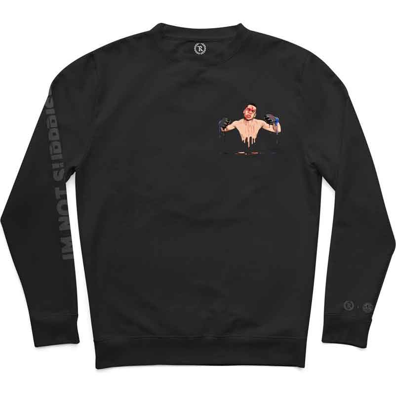 REPRESENT/レプレゼント スウェットシャツ 限定版 NATE DIAZ ネイト・ディアス REPRESENT X MURKED DRIP CREWNECK SWEATSHIRT