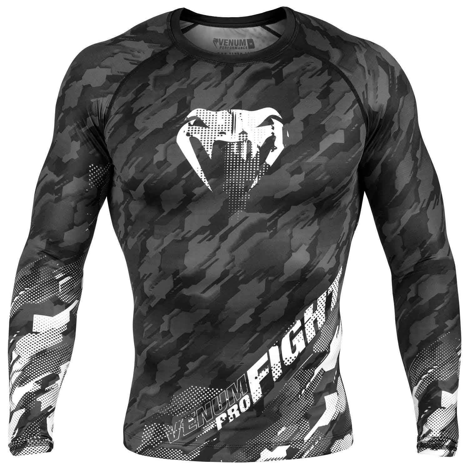 VENUM/ヴェナム TECMO RASHGUARD LONG SLEEVES／テクモ ラッシュガード ロング（ダークグレー・カモ）