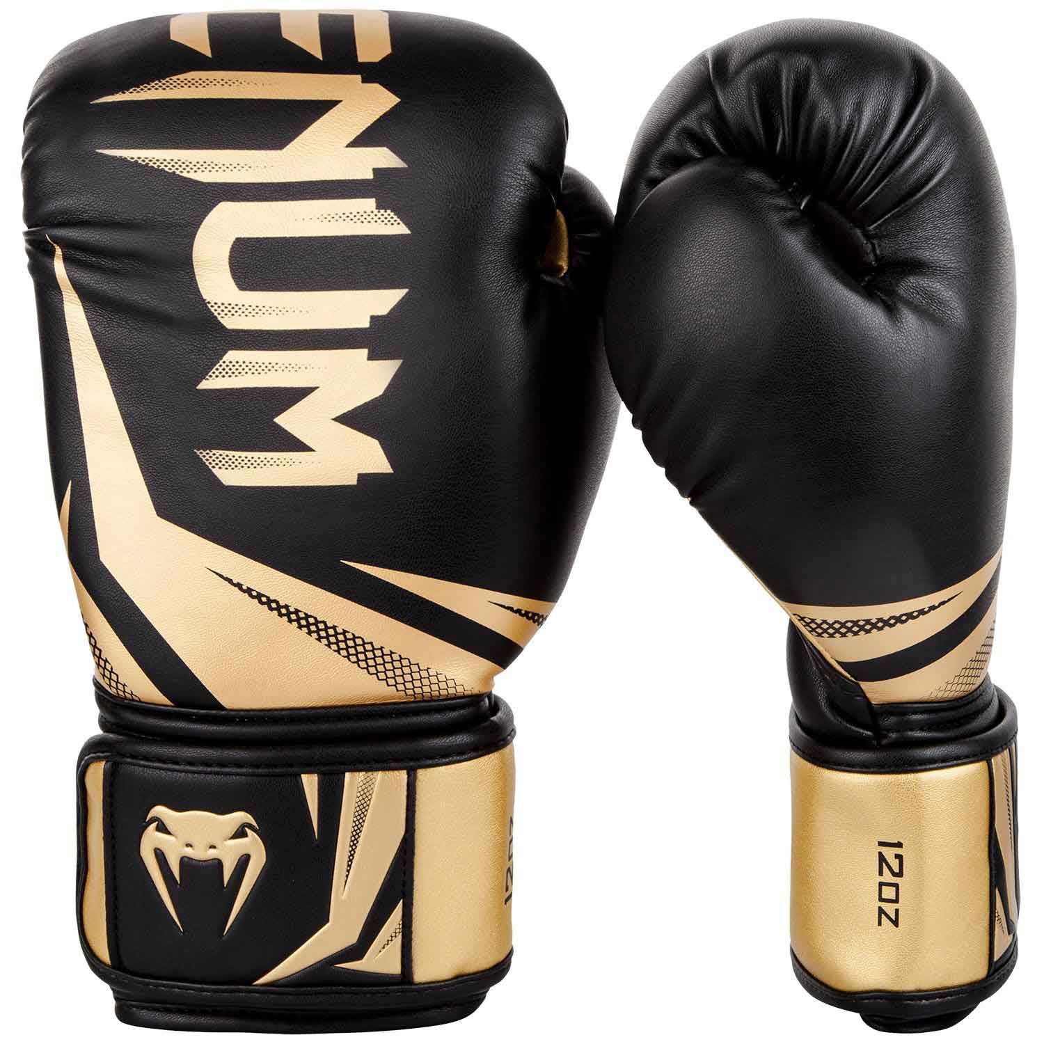 VENUM/ヴェナム CHALLENGER 3.0 BOXING GLOVES／チャレンジャー 3.0 ボクシンググローブ（黒／ゴールド）