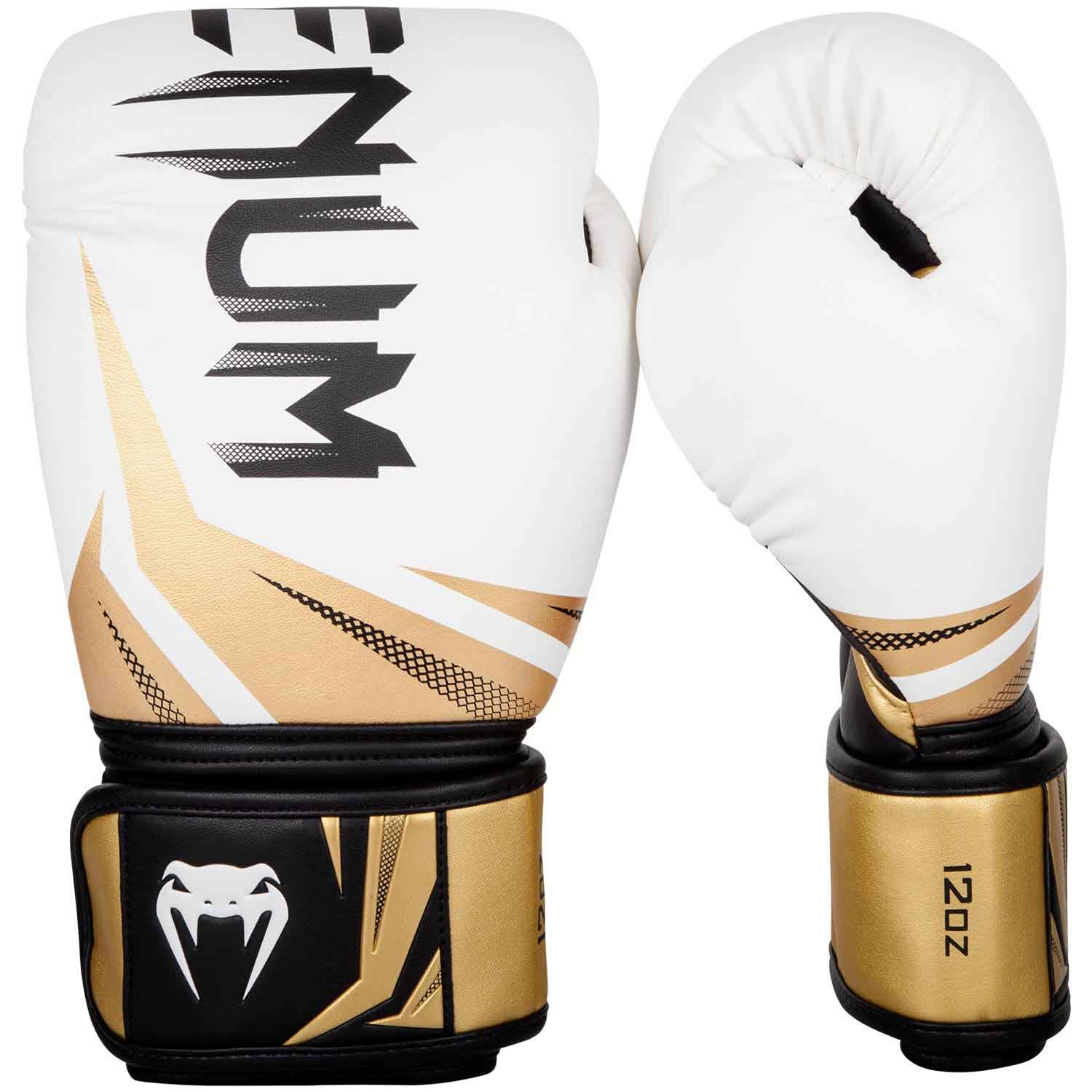 VENUM/ヴェナム CHALLENGER 3.0 BOXING GLOVES／チャレンジャー 3.0 ボクシンググローブ（白／ゴールド）