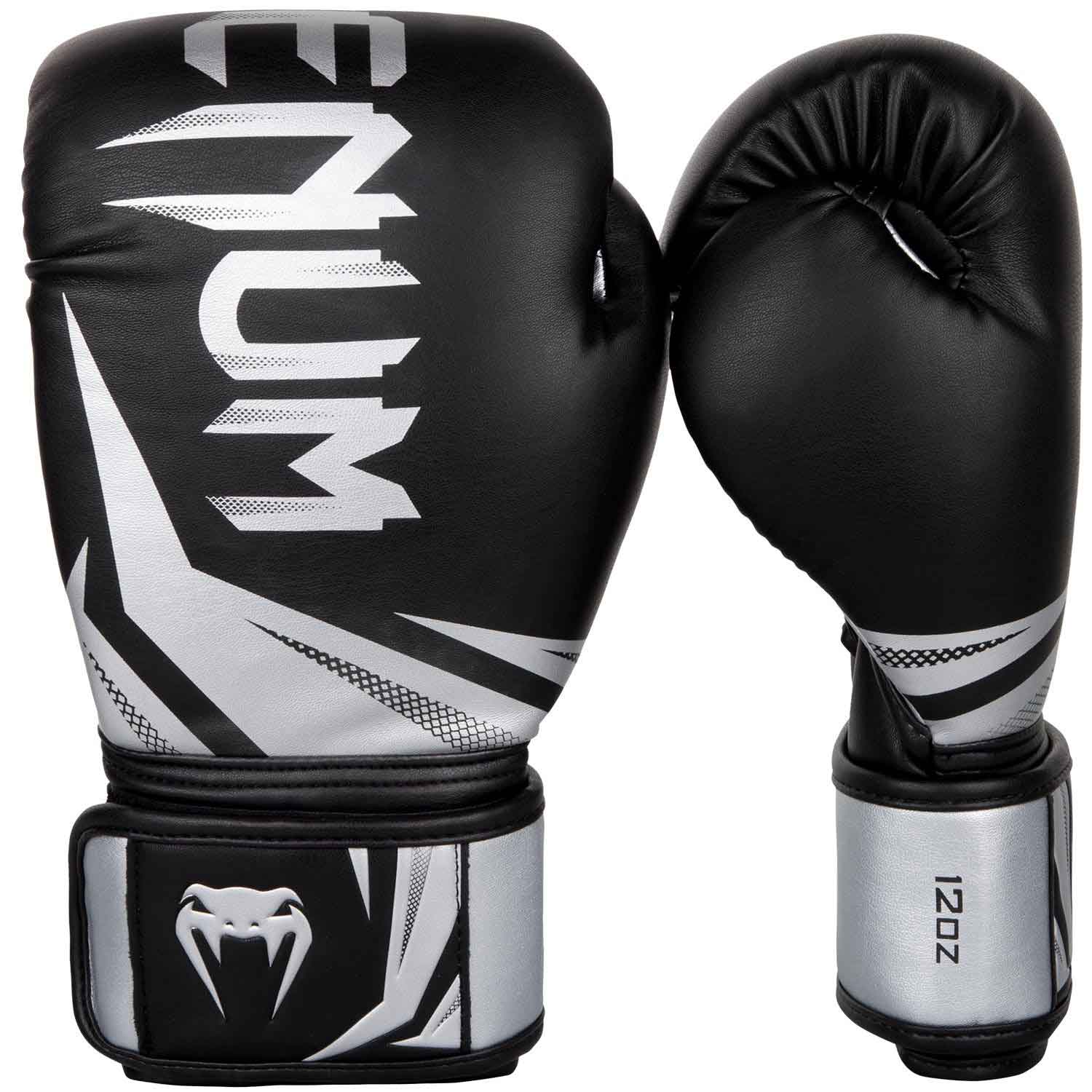 VENUM/ヴェナム CHALLENGER 3.0 BOXING GLOVES／チャレンジャー 3.0 ボクシンググローブ（黒／シルバー）