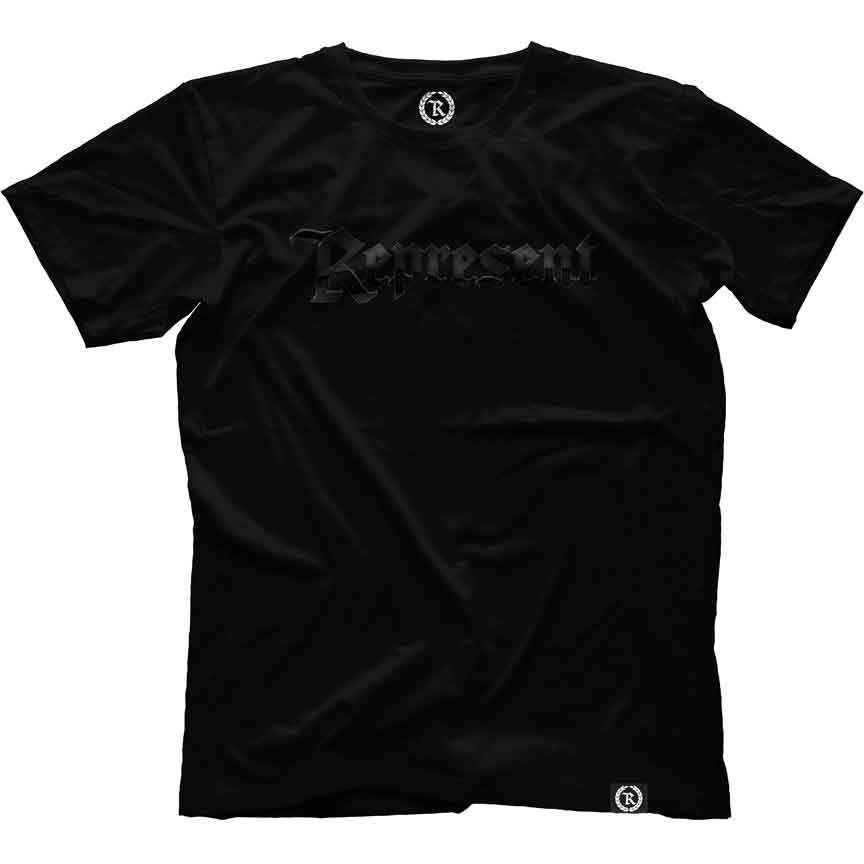 REPRESENT/レプレゼント Tシャツ SOLID BLACK TEE