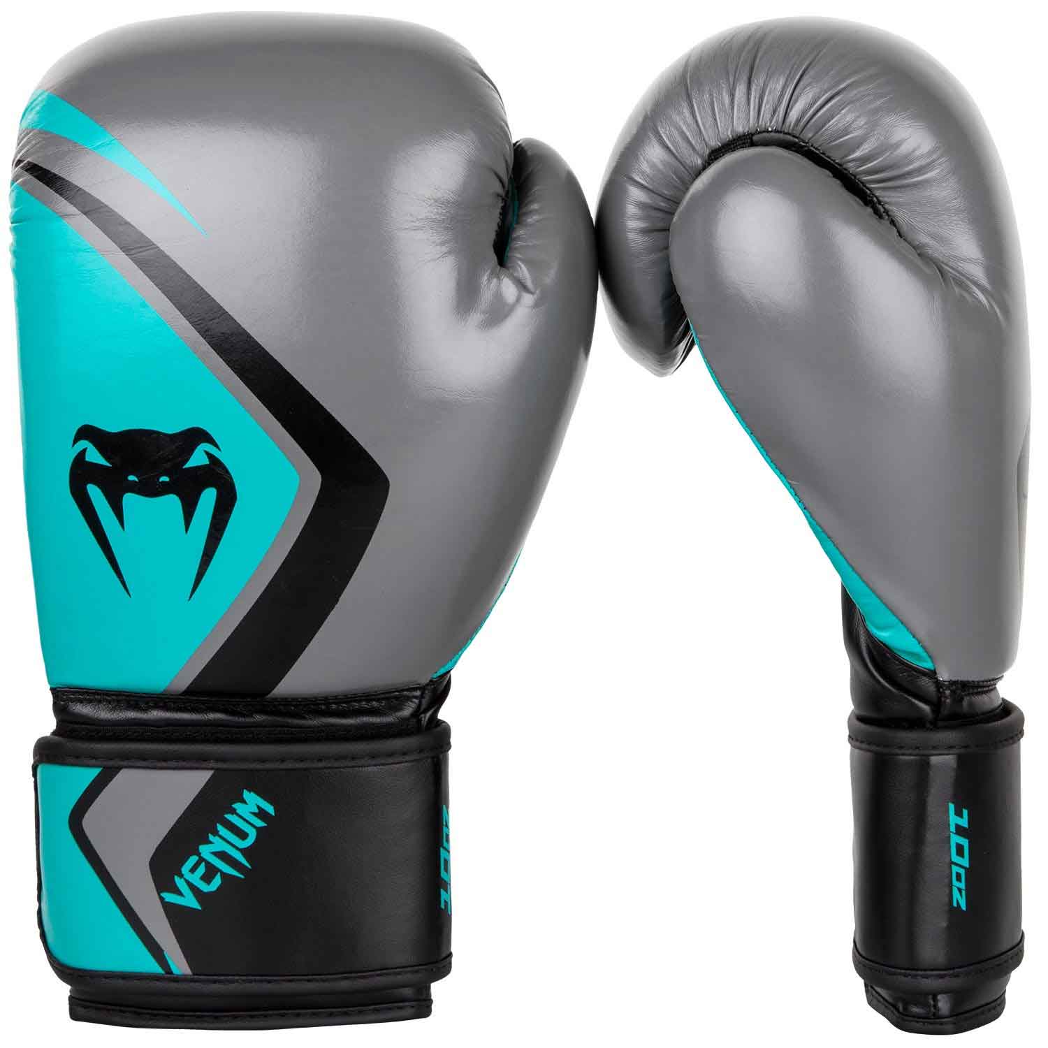 VENUM/ヴェナム CONTENDER 2.0 BOXING GLOVES／コンテンダー 2.0 ボクシンググローブ（グレー／ターコイズ）