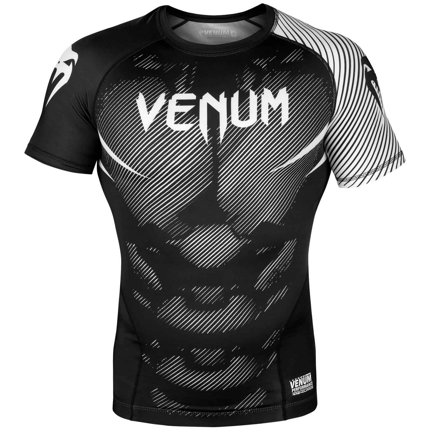 VENUM/ヴェナム NOGI 2.0 RASHGUARD SHORT SLEEVES／ノーギ 2.0 ラッシュガード ショート（黒／白）