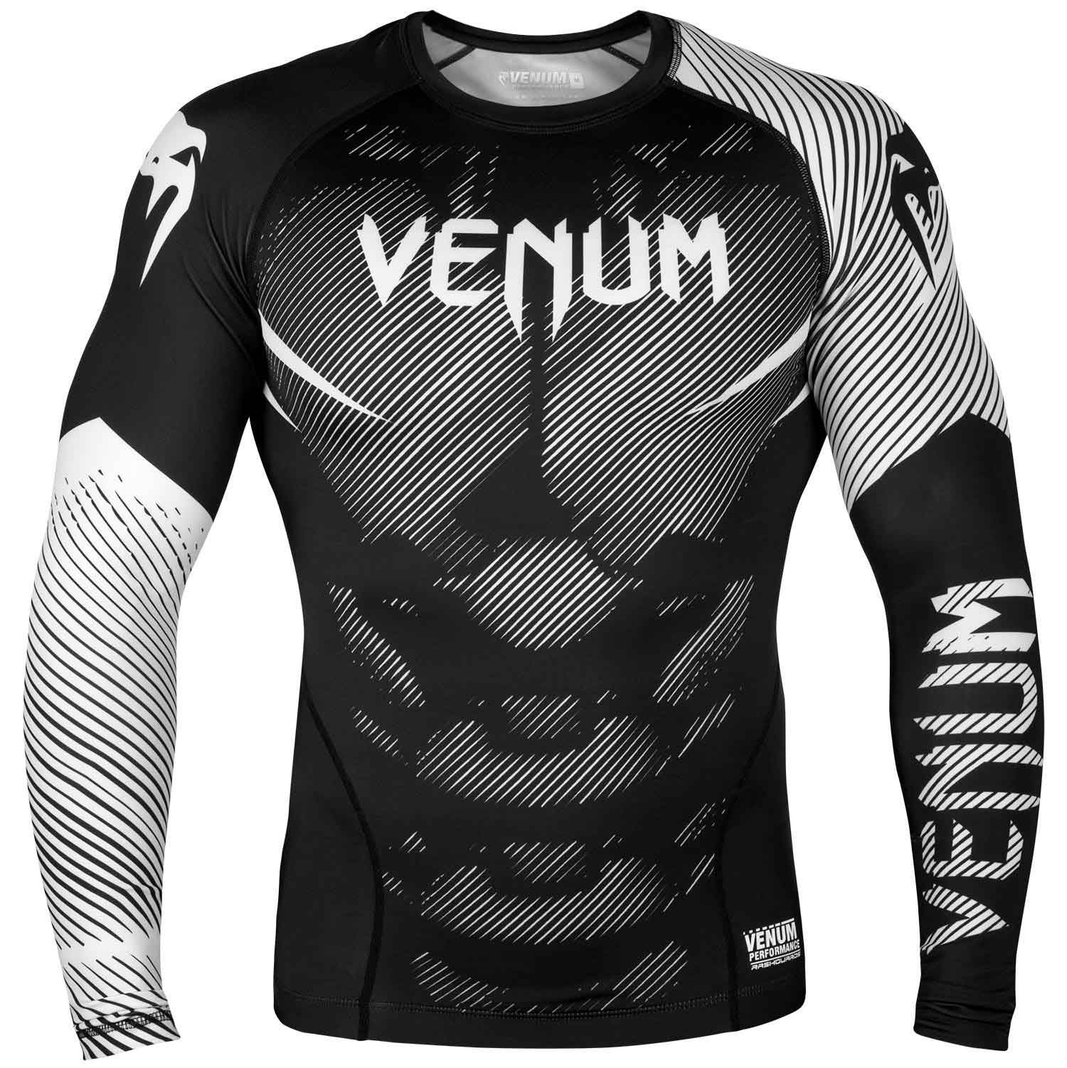 VENUM/ヴェナム NOGI 2.0 RASHGUARD LONG SLEEVES／ノーギ 2.0 ラッシュガード ロング（黒／白）