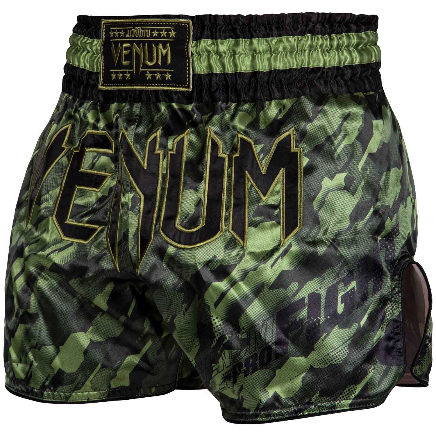 VENUM/ヴェナム TECMO MUAY THAI SHORTS／テクモ ムエタイショーツ（カーキ・カモ）