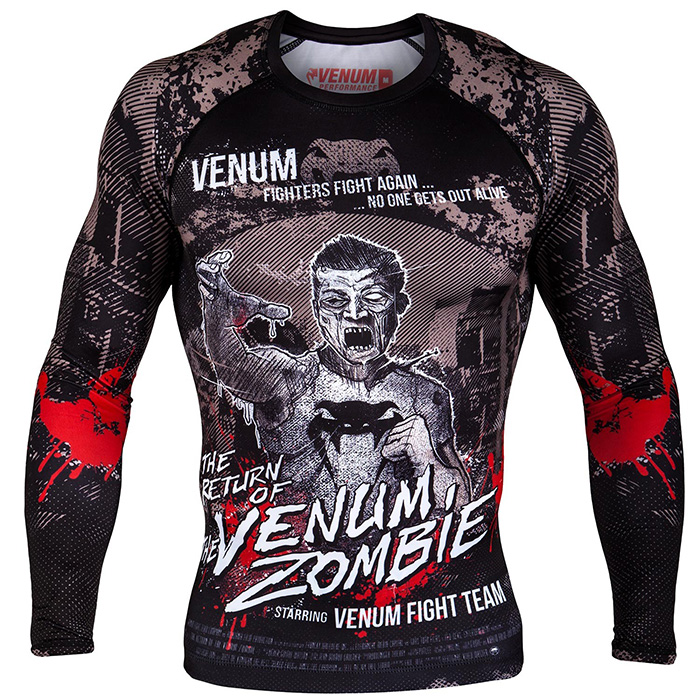 VENUM ラッシュガード ZOMBIE RETURN RASHGUARD - LONG SLEEVES／（ジョン・チャンソン コリアン）ゾンビ・リターン