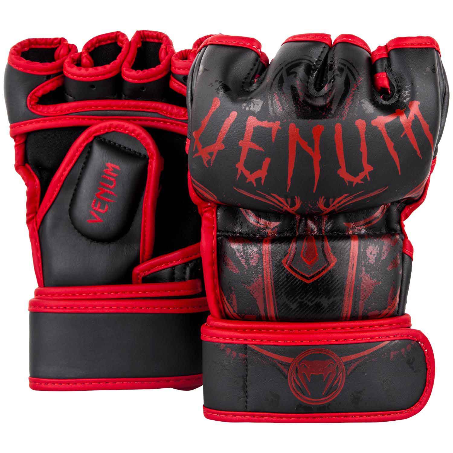 VENUM/ヴェナム GLADIATOR 3.0 MMA GLOVES／グラディエーター 3.0 MMA オープンフィンガーグローブ（黒／赤）