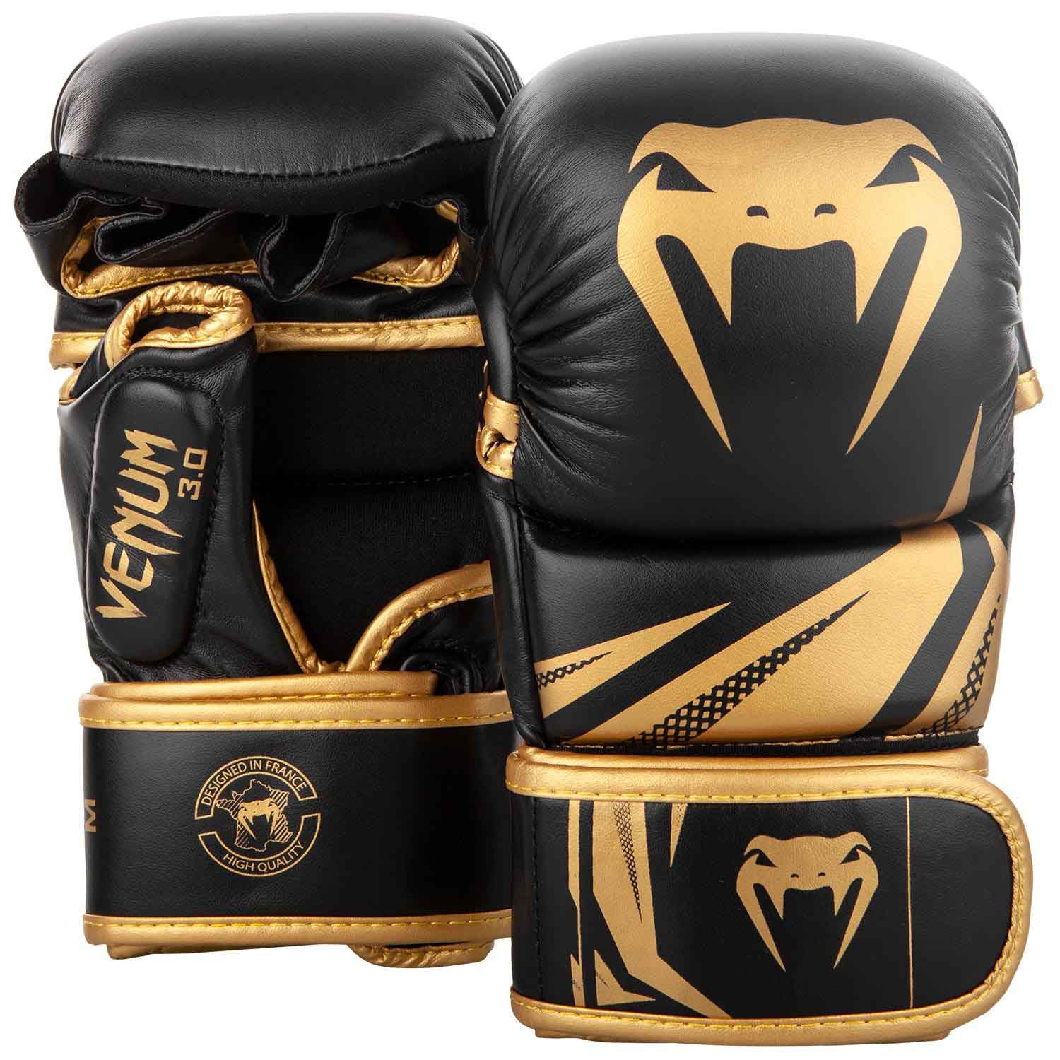 VENUM/ヴェナム CHALLENGER 3.0 SPARRING GLOVES／チャレンジャー 3.0 スパーリンググローブ（黒／ゴールド）