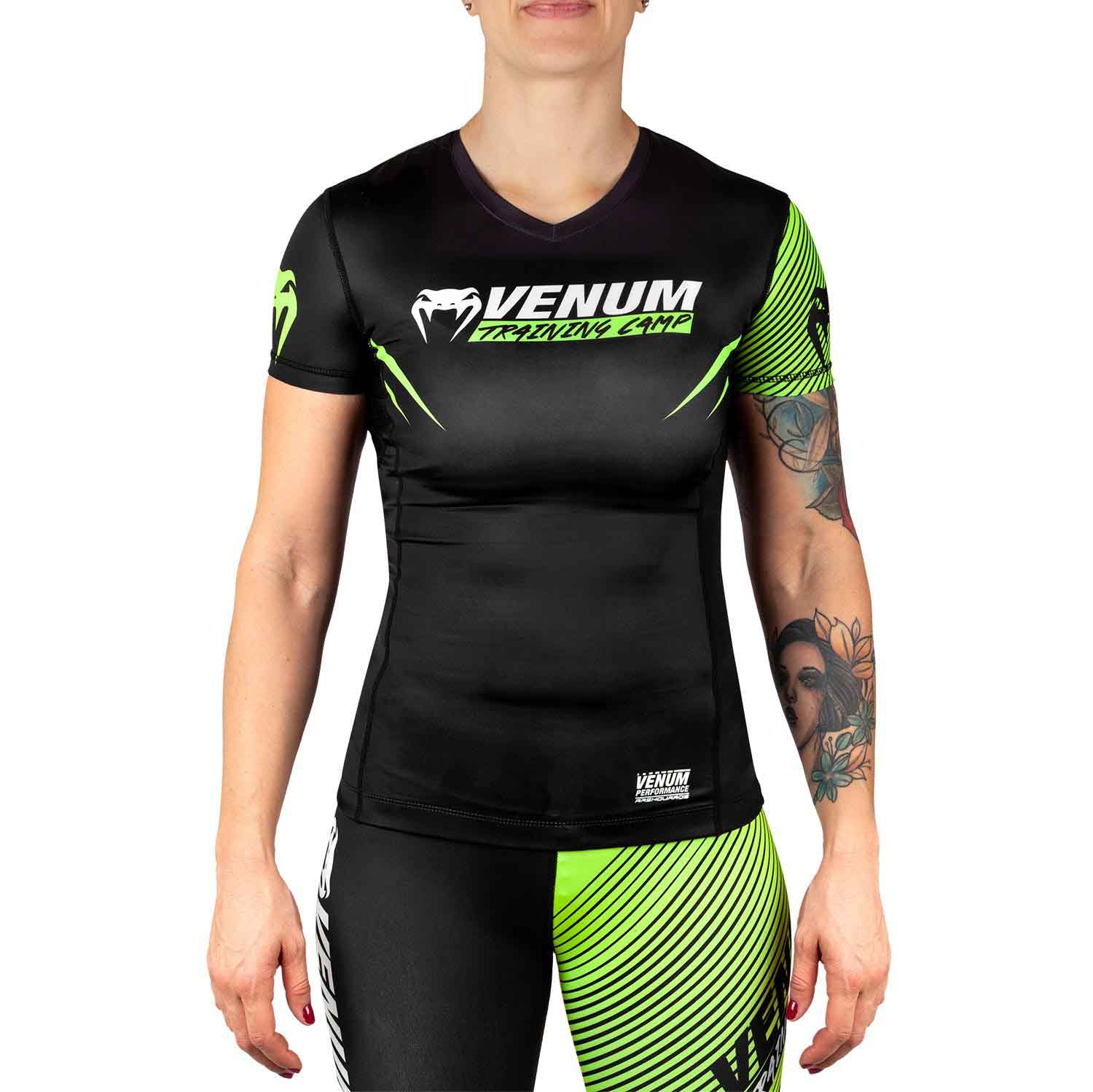 VENUM/ヴェナム TRAINING CAMP 2.0 WOMEN RASHGUARD SHORT SLEEVES／トレーニング・キャンプ 2.0 レディース ラッシュガード（ショート）