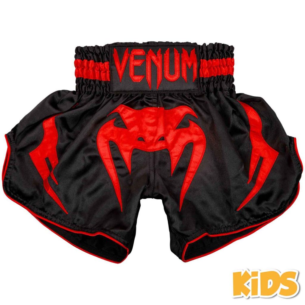 VENUM/ヴェナム BANGKOK INFERNO KIDS MUAY THAI SHORTS／バンコク・インフェルノ キッズ ムエタイショーツ（レッドデビル）