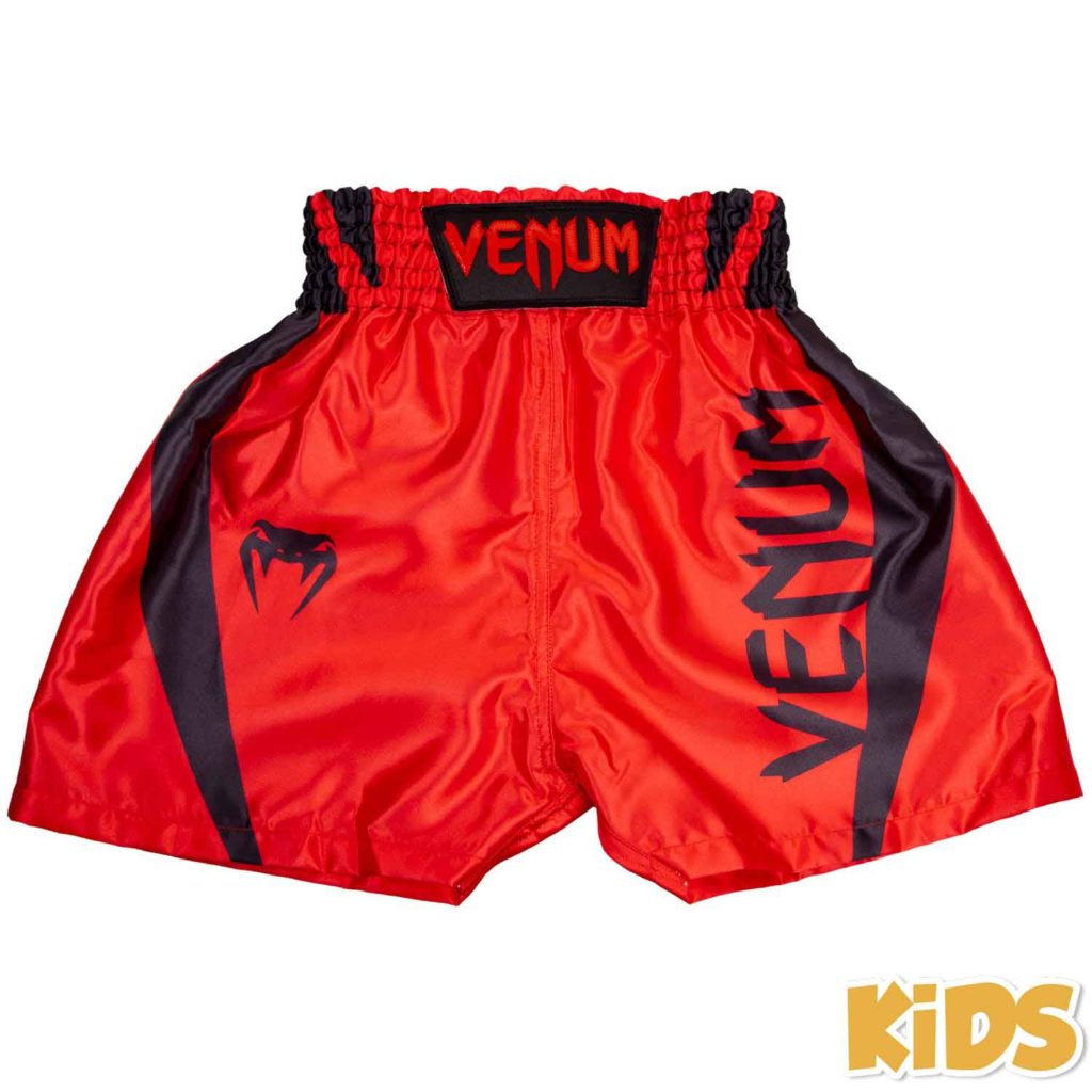 VENUM/ヴェナム ELITE KIDS BOXING SHORTS／エリート キッズ ボクシングショーツ（レッド／黒）