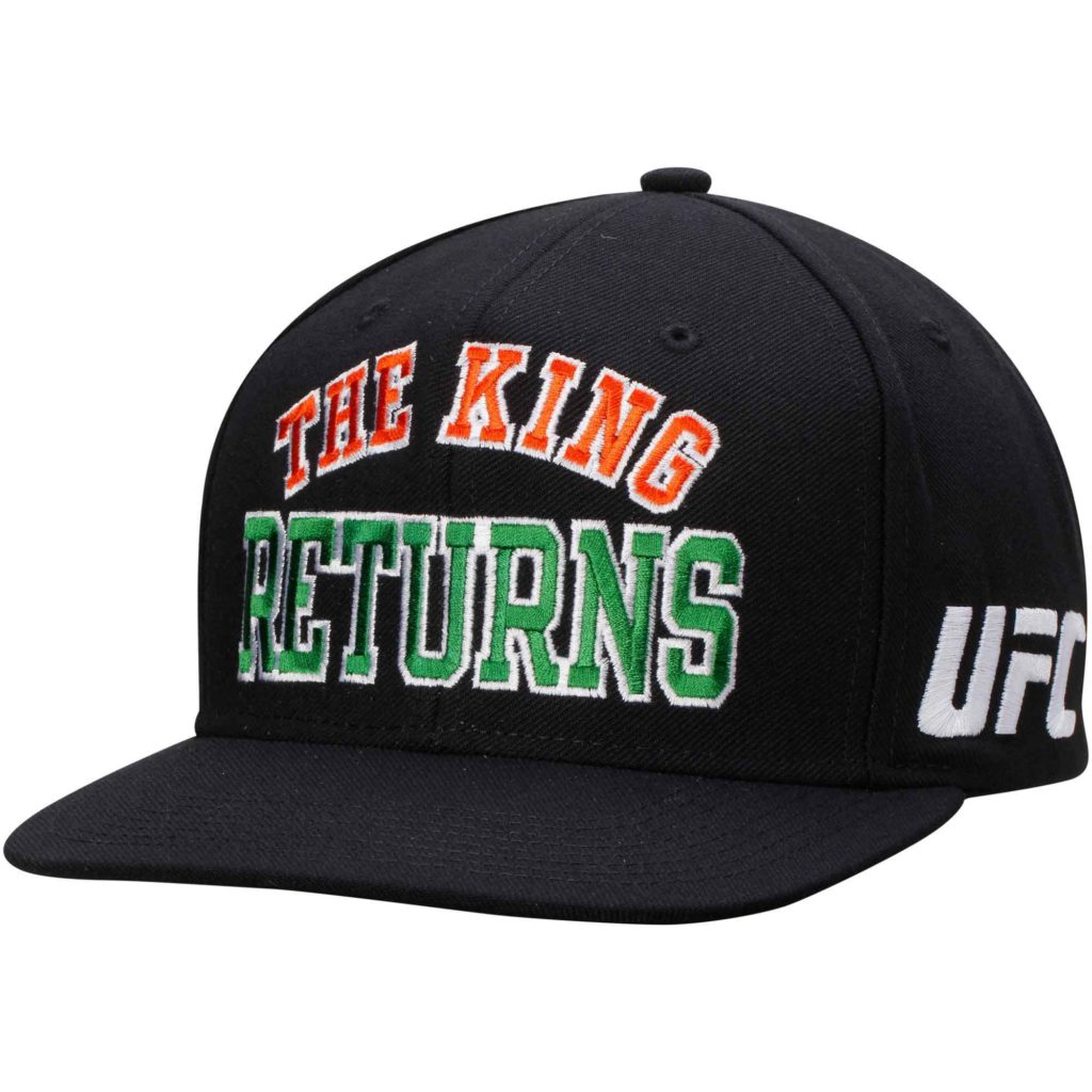 Reebok/リーボック Conor McGregor UFC The King Returns Adjustable Hat／コナー・マクレガー UFC ブラック・ザ・キング・リターンズ キャップ