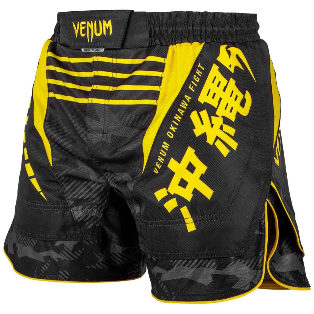 VENUM/ヴェナム OKINAWA 2.0 FIGHTSHORTS／沖縄 2.0 ファイトショーツ（黒／イエロー）